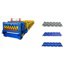 PLC Control System Glazed Tile Roof Roll Forming Machine